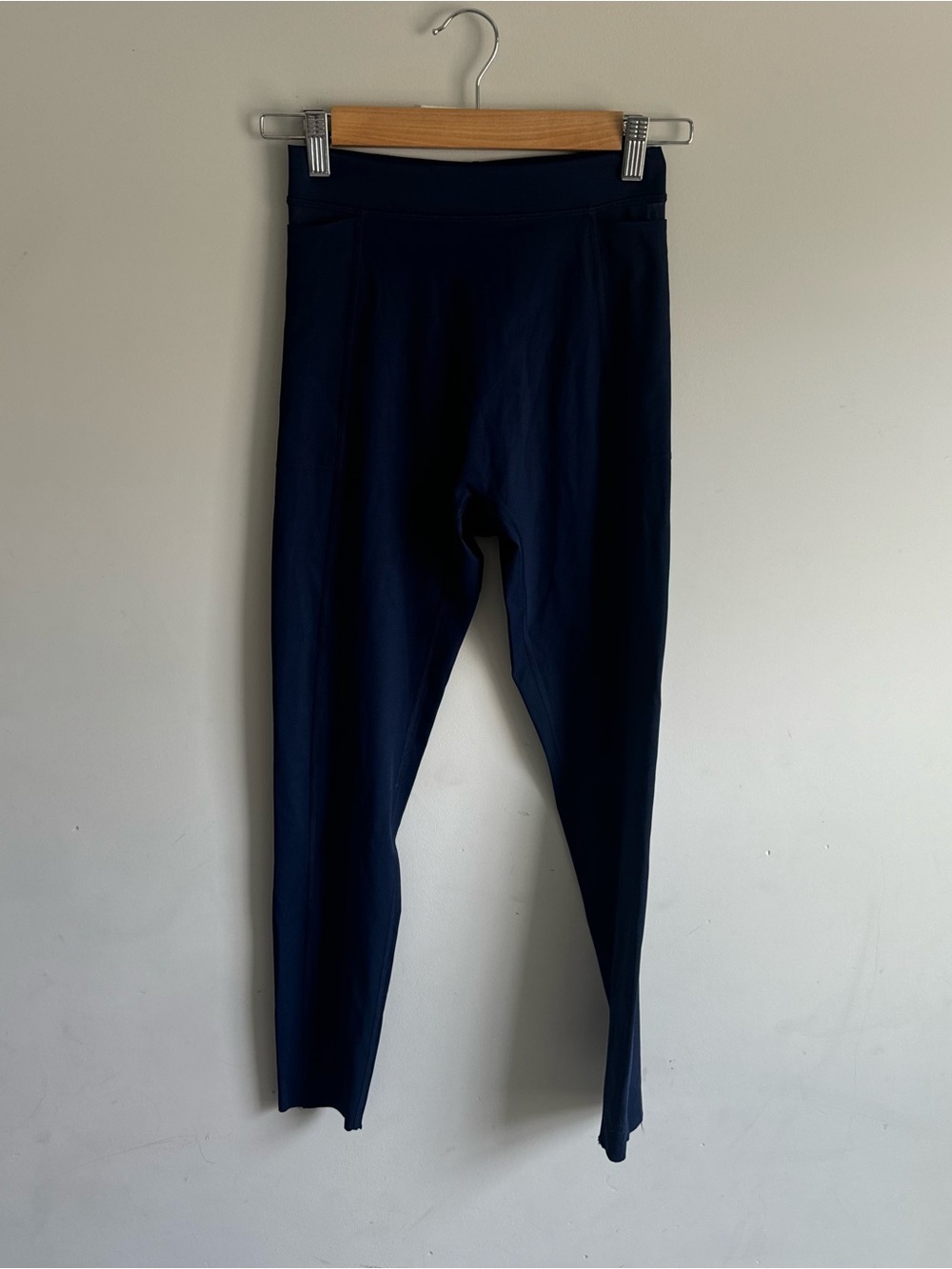 High-Rise Navy Leggings
